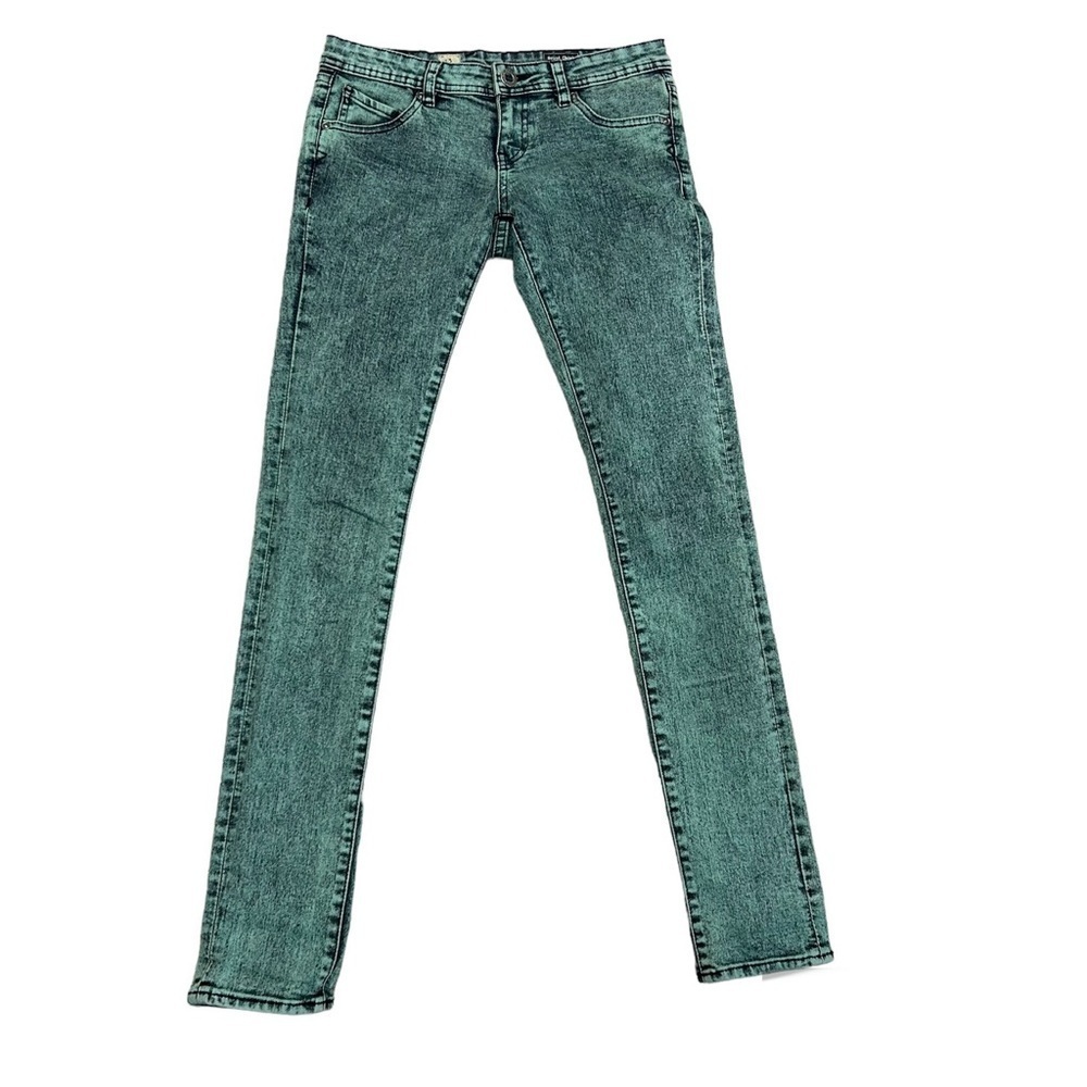 Volcom Sound Check super skinny jeans mint green Sz 3